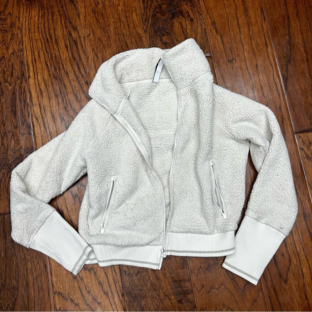 Athleta‎ Cream Tugga Sherpa Jacket